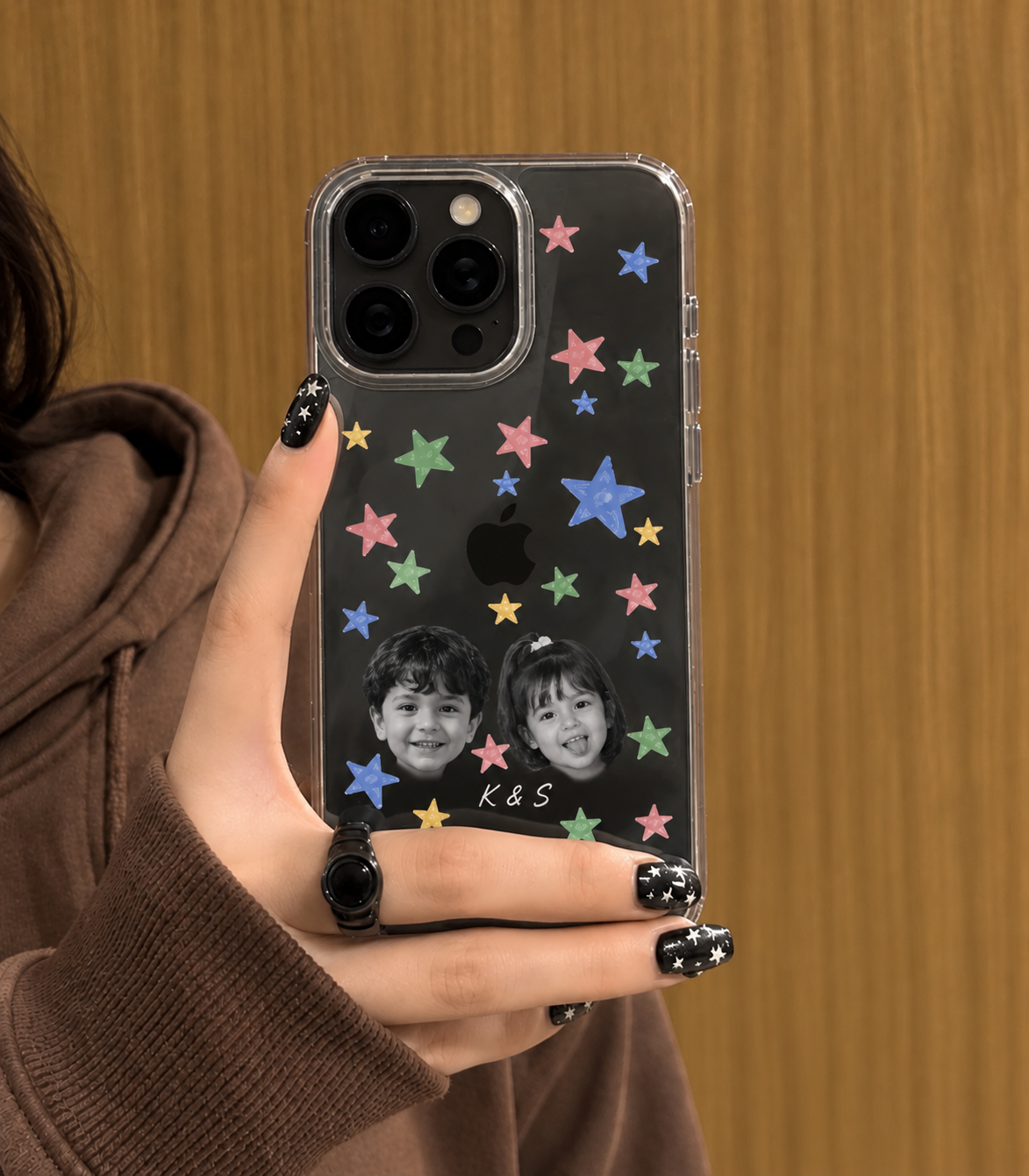 Personalized Couple Baby Pics Phone Case