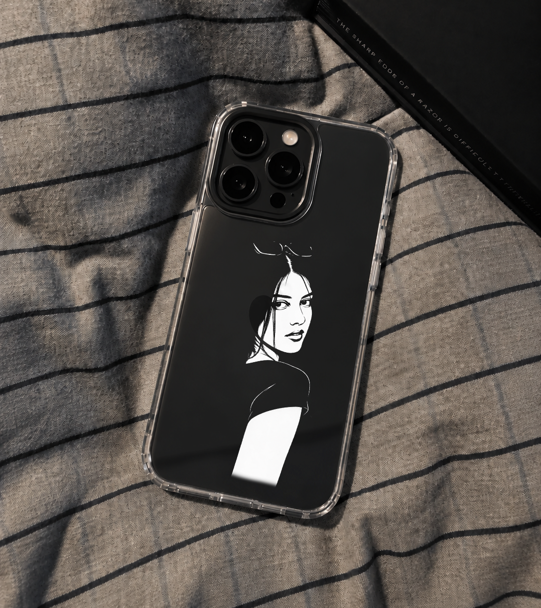 Personalized Couple Silhouette Phone Case