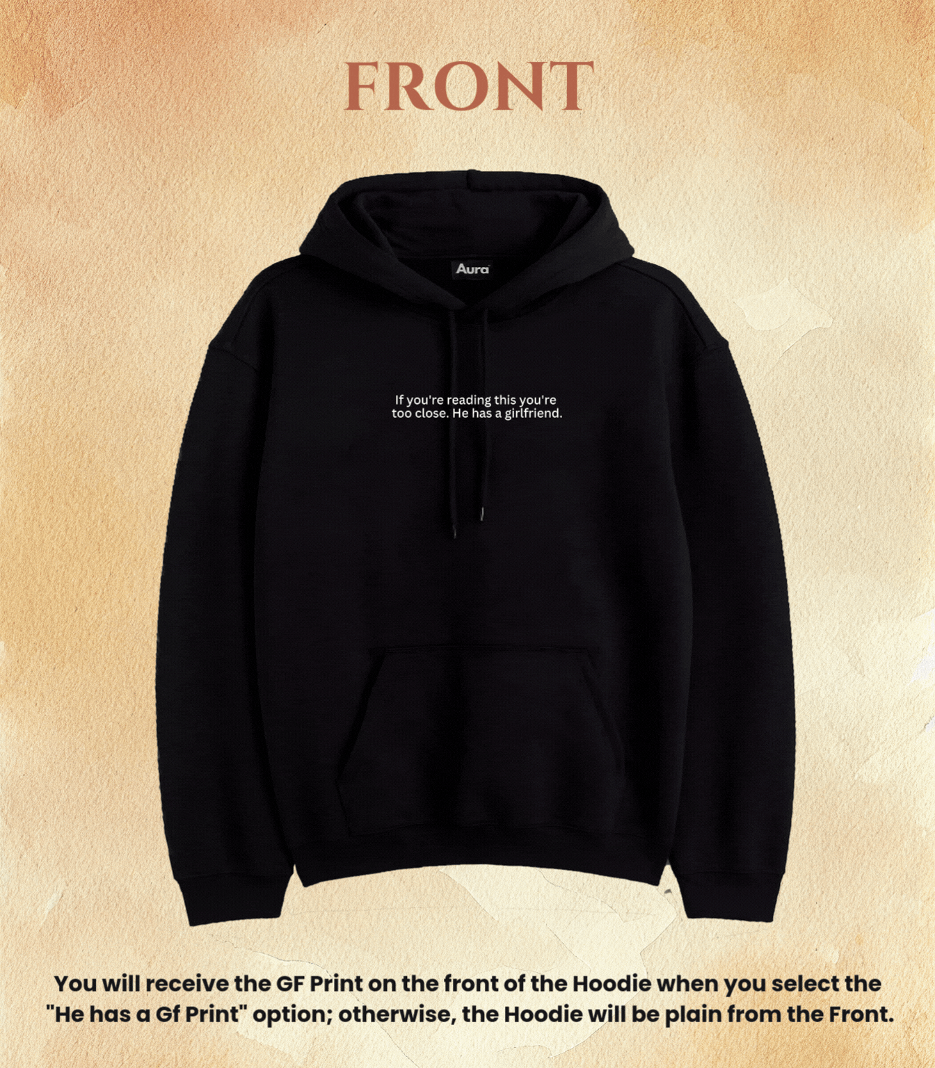Aura Custom Photo Hoodie