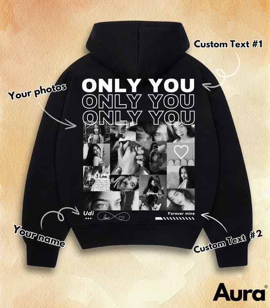 Aura Custom Photo Hoodie