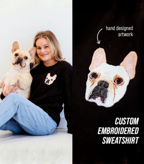 Custom Embroidered Pup Apparel
