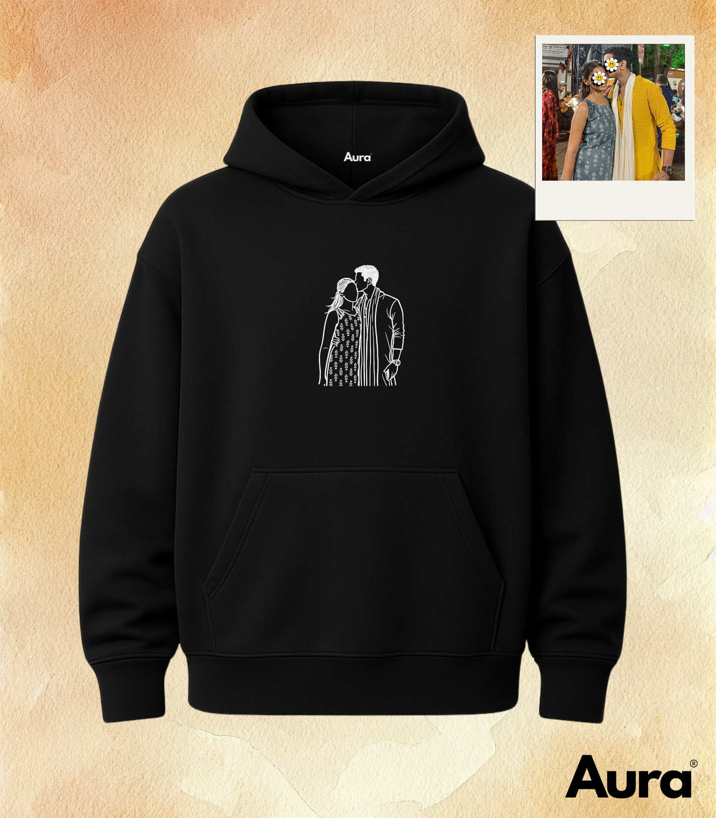 Embroidered - Photo Outline Apparel