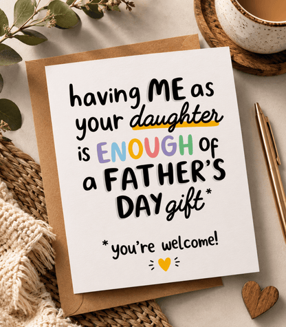 Custom Father's Day Card