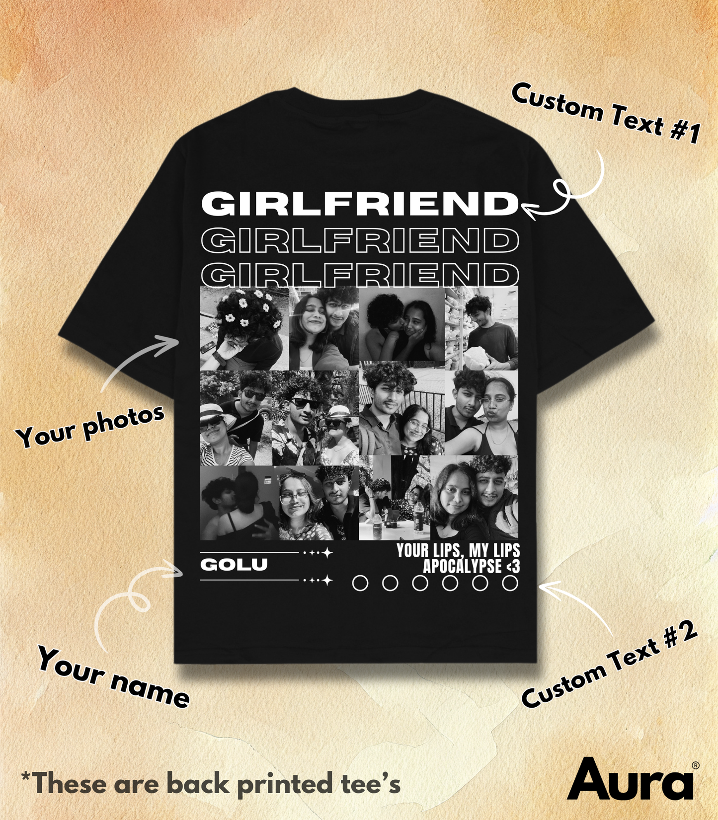 Aura Custom Photo tee